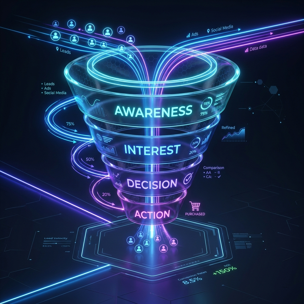 Sales Funnel Diagram